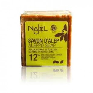 法國 NAJEL有機 12% 月桂油+88%橄欖油 叙利亞手工古皂 重量200g